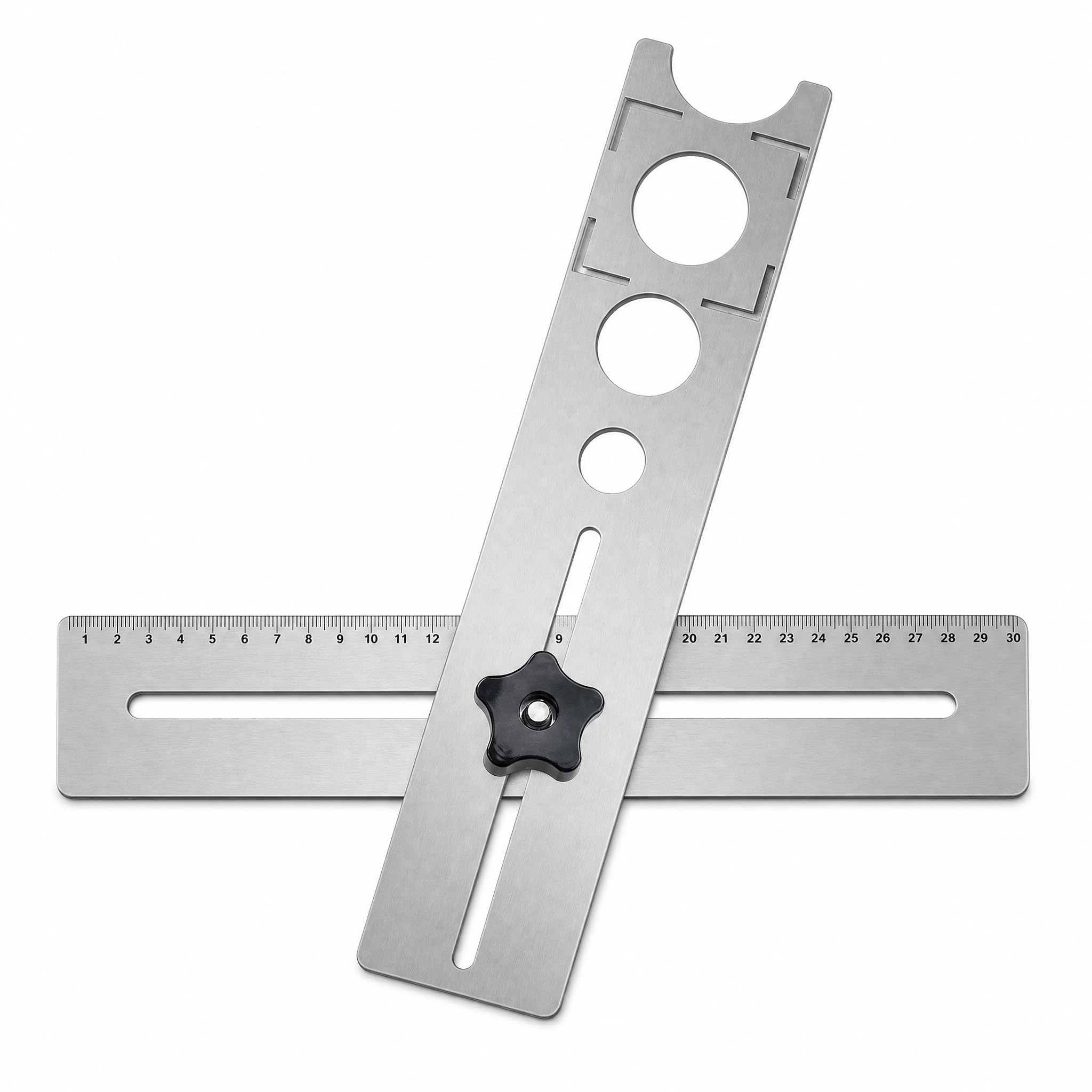 Guía Ajustable para Perforar s, 60cm Engrosado [Cepillado ]