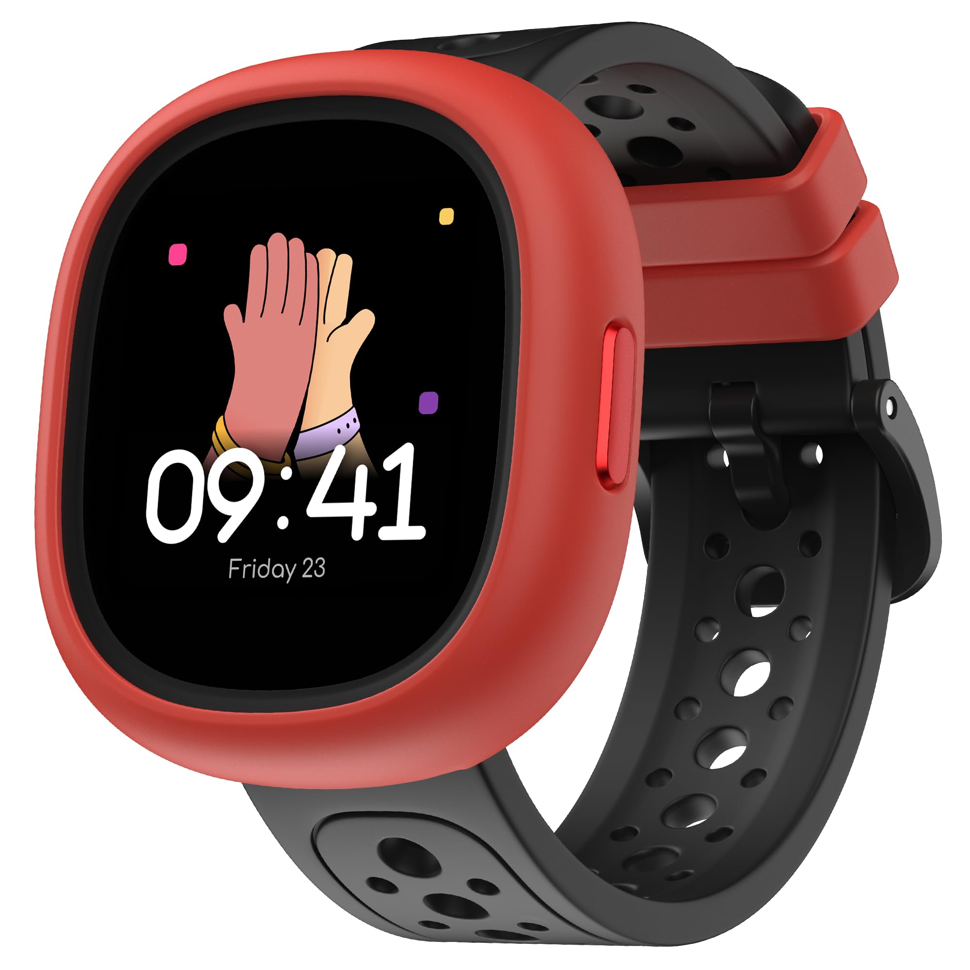 Noise Champ 3 Smart Watch for Kids | 3-in-1 Look with 2 Switchable Bumpers, in-Built Learning Hub, Habit Builder, Exam & School Mode, SOS, 100+ Cloud Faces, Parental Control via App (Black Blaze)-image-4