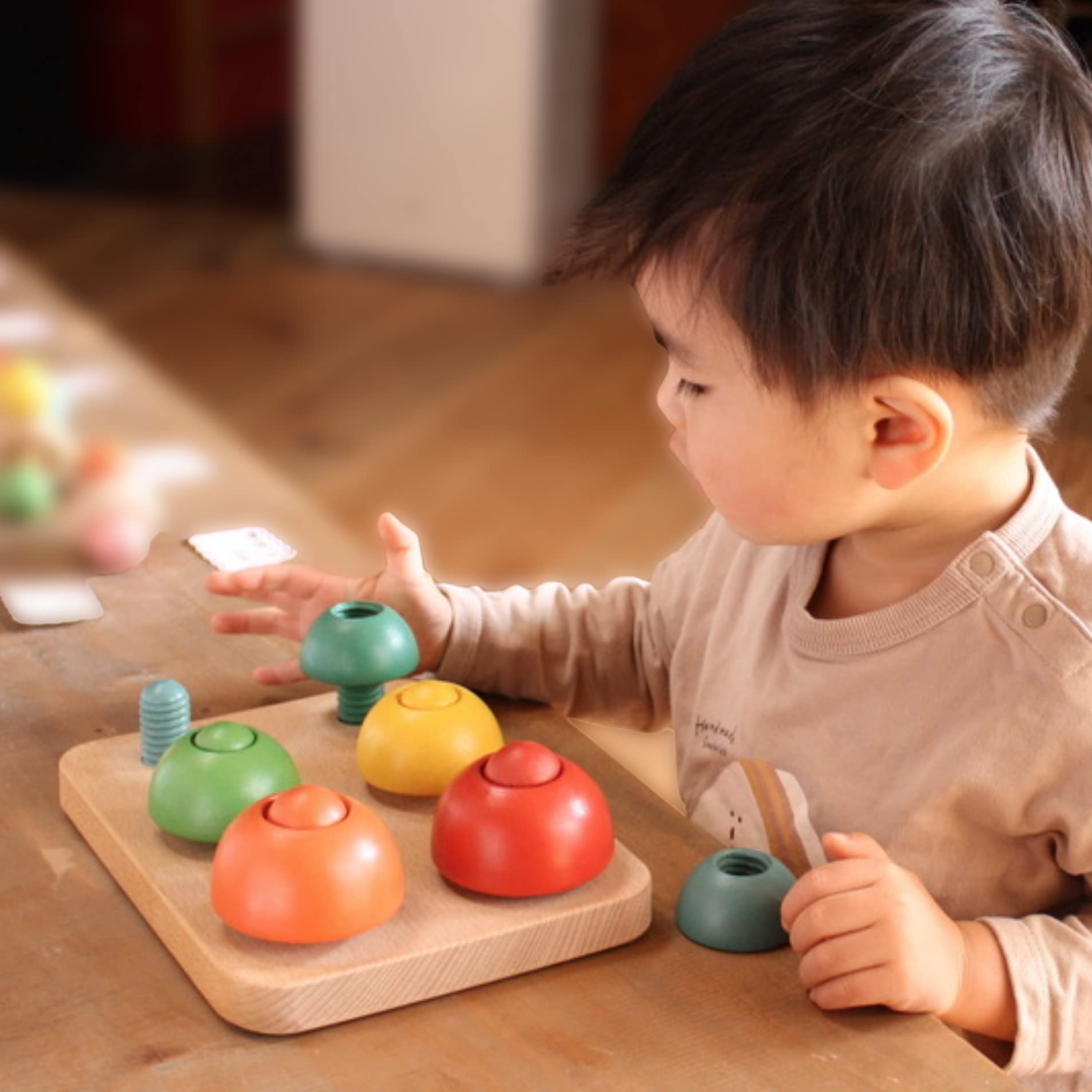 Amazon.co.jp: ︎きのこのこのこ/日本グッド・トイ受賞おもちゃ 木の