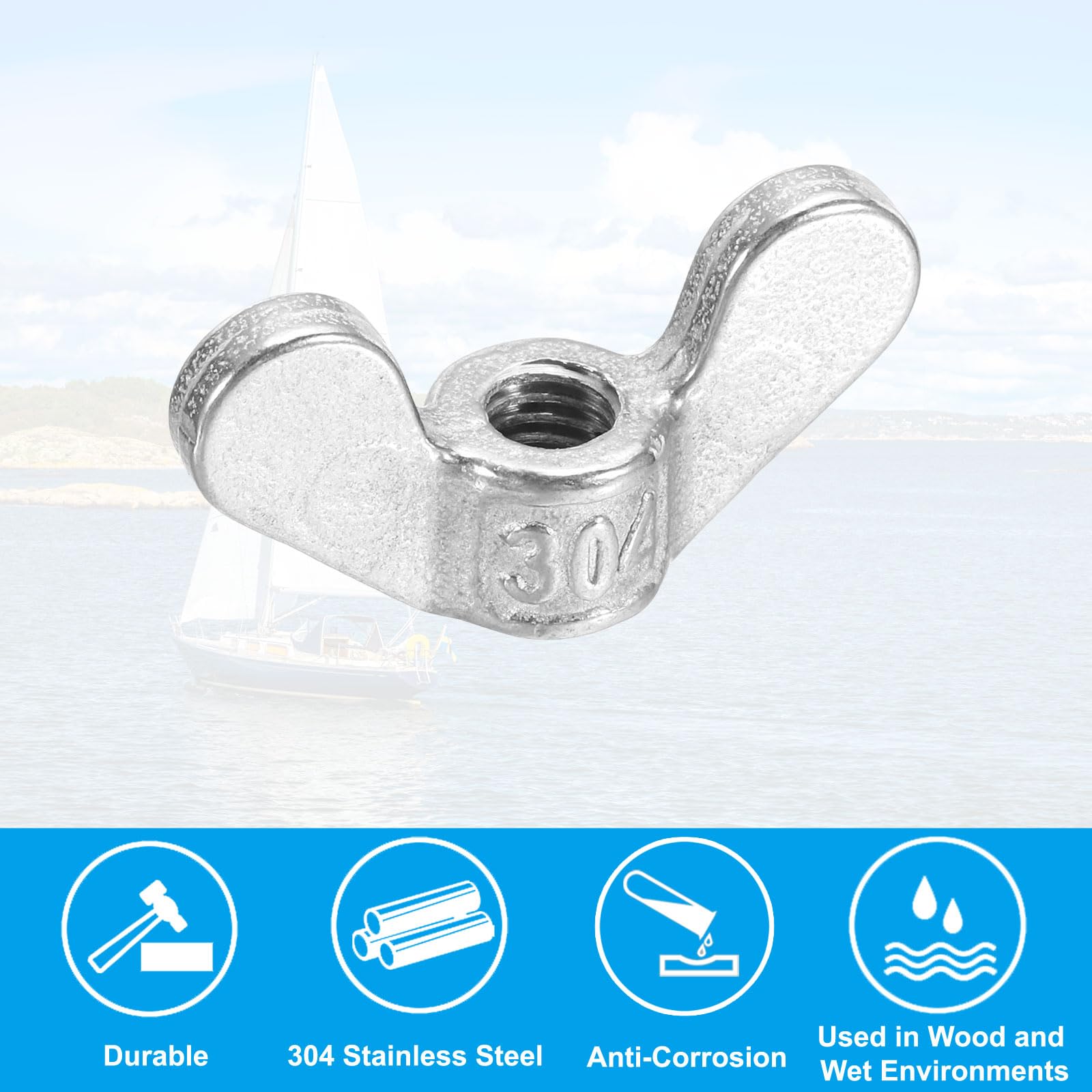 PATIKIL M8 Wing Nuts - Image 3