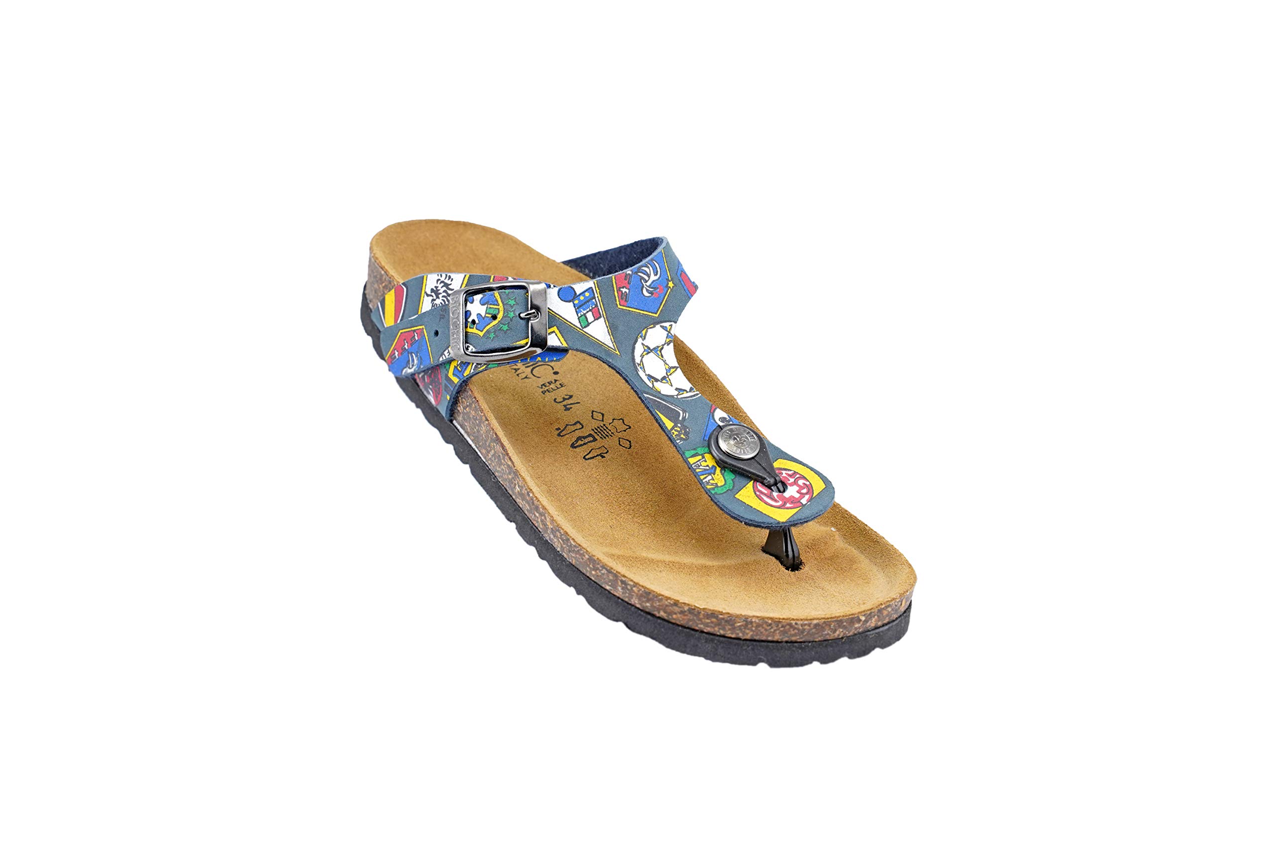 BIOCHIC012-77 Biochic Infants Sandals Material1 Blue 31 EU