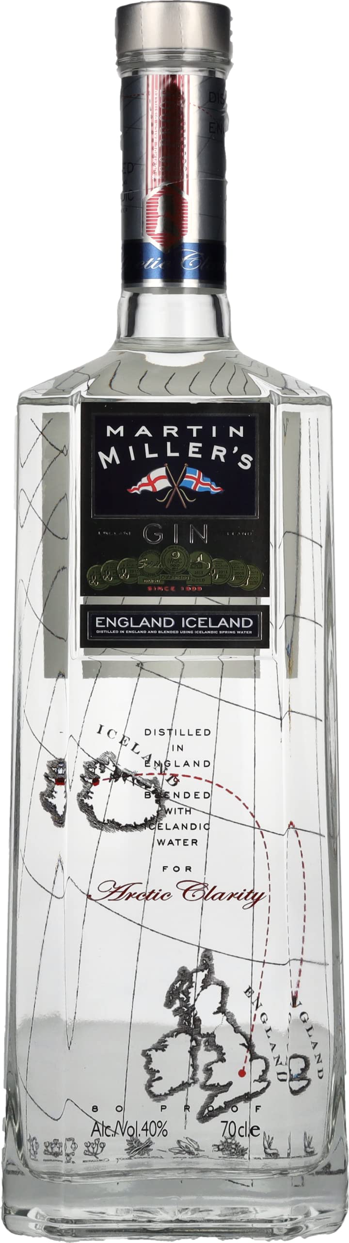 Martin Miller's Summerful Gin - Ginebra Premium - Botella 700 ml & Gin Ginebra, 700ml
