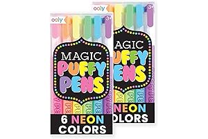 Ooly Magic Puffy Pens: Enchanting 3D Creations with Neon Brilliance