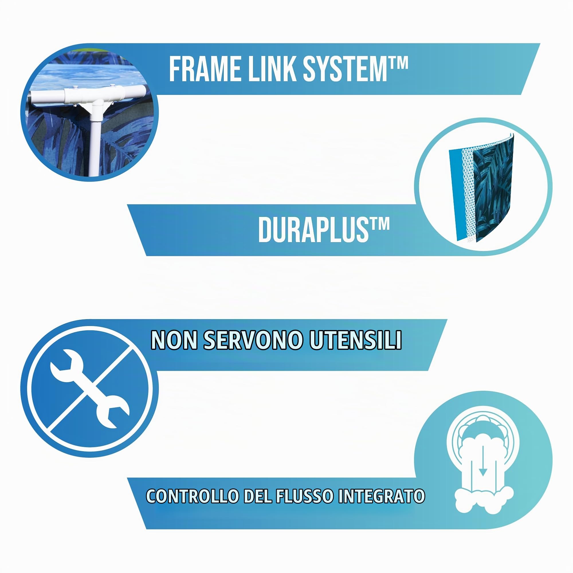 Bestway 56985 Set piscina fuori terra Steel Pro da 305x66 cm