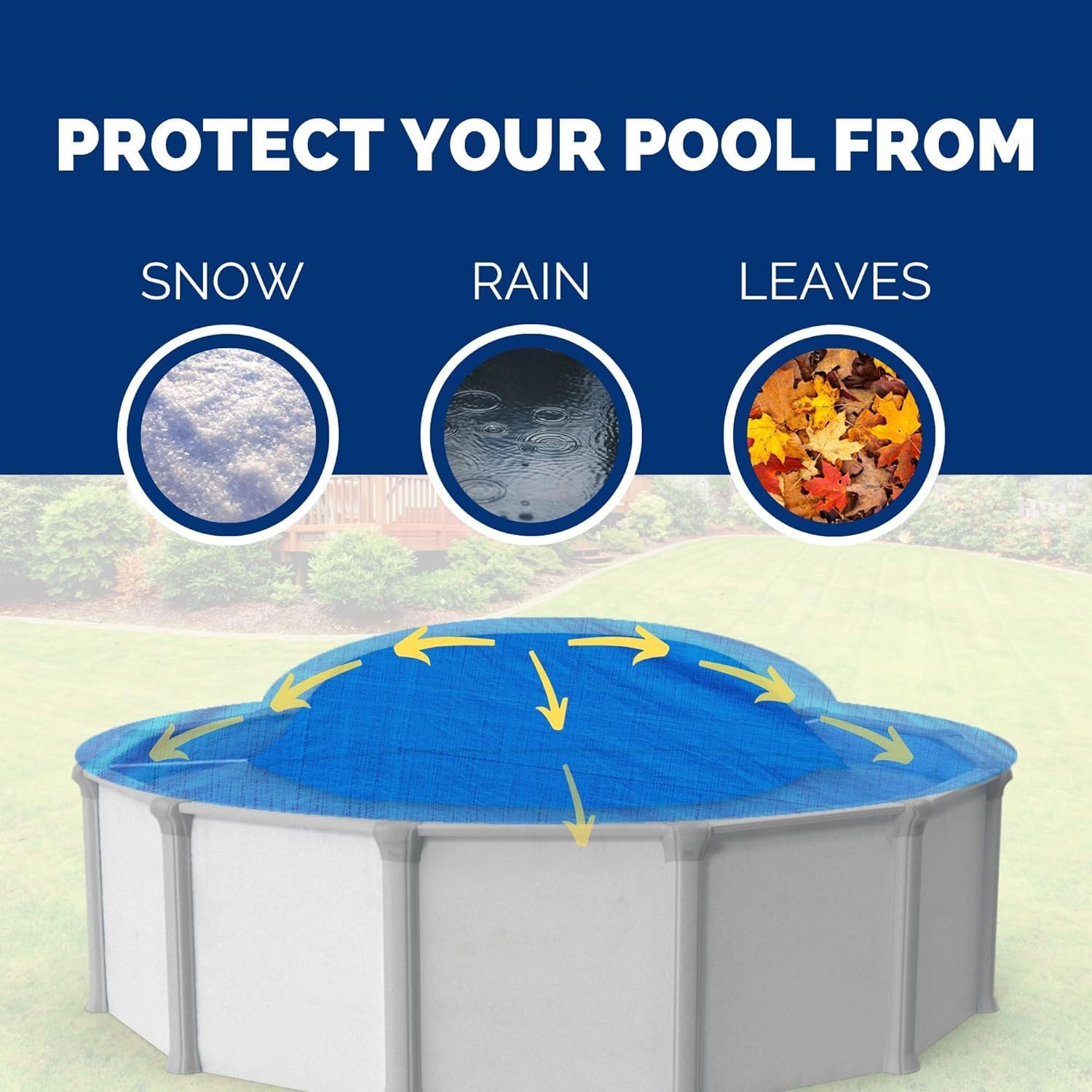 Oreiller De Piscine Gonflable – Protection Hiver Contre La Glace, Vinyle Résistant, Environ 2,4 M, Facile à Utiliser