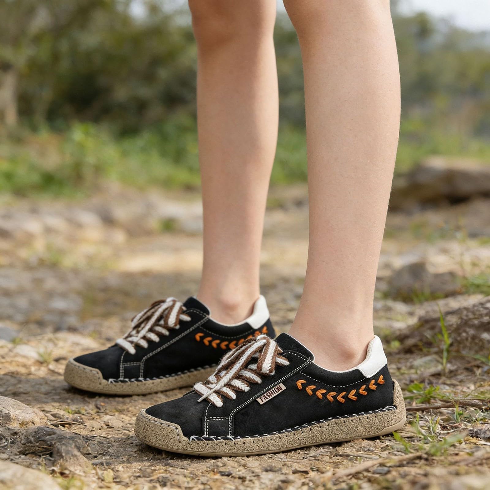 Zapatillas Mujer Ancho H Cómodo, Mocasines Ligeros Transpirables Zapatos Planos