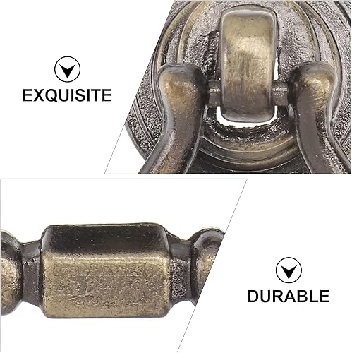 Miniatura 4 de Tinksky Tirador de puerta antiguo para armario, armario, cajón, 1 par