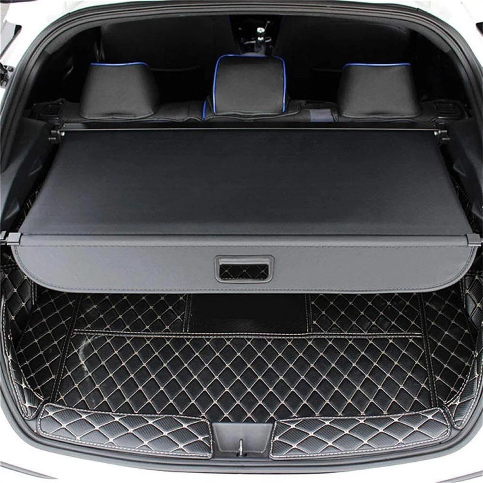 Copertura Bagagliaio Auto Per Toyota Per C-HR 2016-2022 copertura sicurezza bagagliaio posteriore retrattile 1 set Cappelliera Cargo Cover