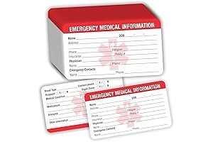 PARTH IMPEX Emergency Medical Information Card - Your Healthcare Companion in Case of Emergencies