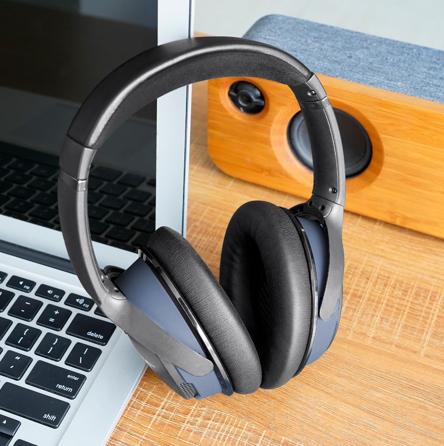 Ear Pads Replacement for Bose SoundLink AE2 - GEVO Earpad Cushions for SoundLink AE2 / SoundLink Around Ear ii Wireless Headphones with Premium Protein Leather Noise Isolation Memory Foam (Black) - Image 8