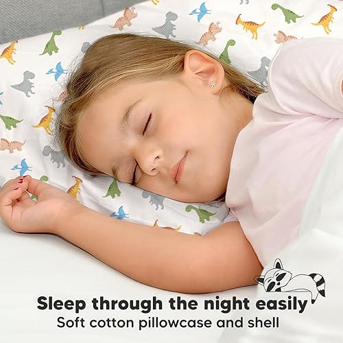 Miniatura 7 de KeaBabies - Almohada con funda para niños pequeños, almohada My Little Dreamy de 13 x 18 pulgadas (Roarsome)