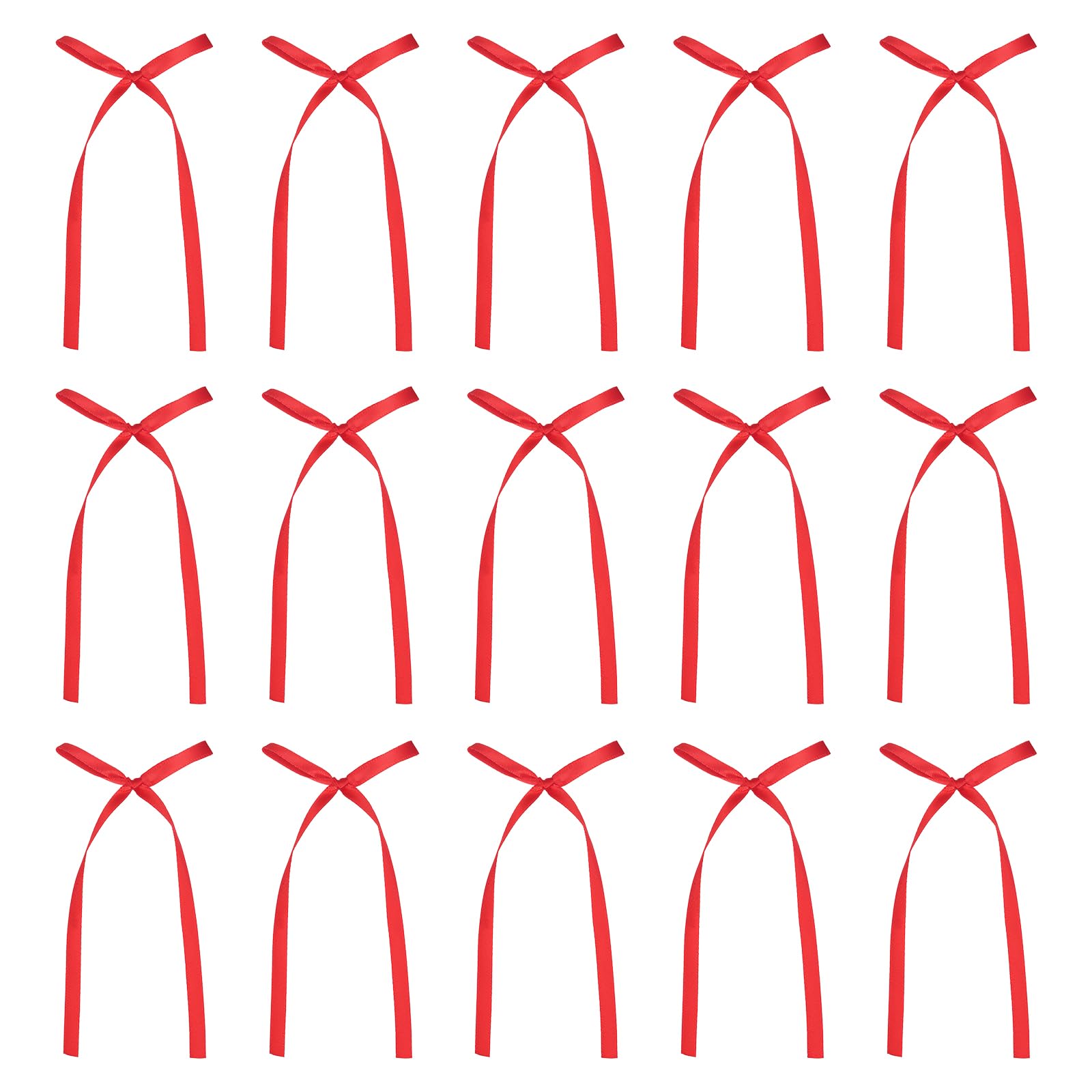 Muiltvoe 50 Pcs Bow Cake Toppers, 3x5.7 Inch Bow Cupcake Toppers Satin Bowknot Bow Party Decorations for Cake Dessert Craft DIY Decorating Wedding Birthday Party, Champagne