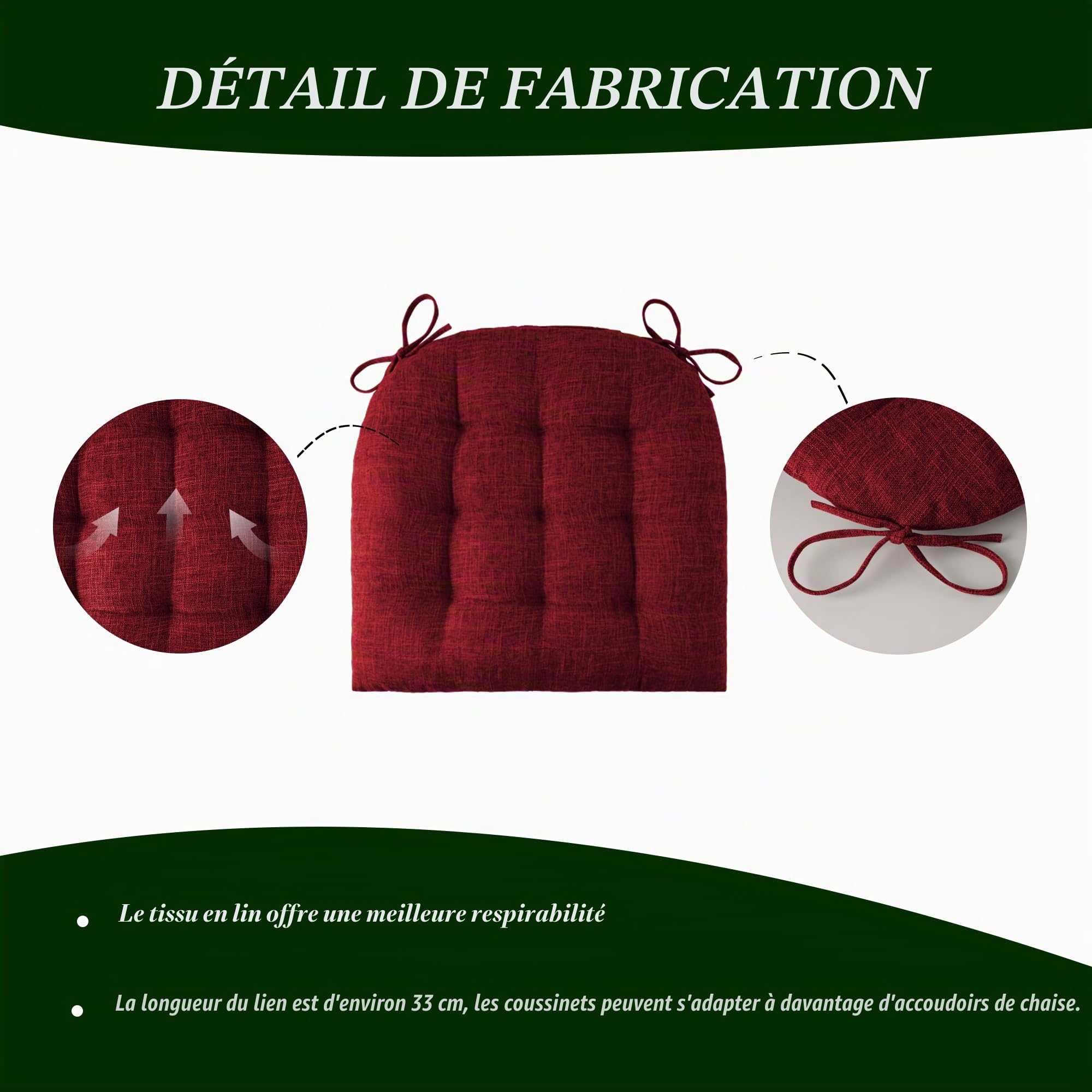 Coussins épais d'assise et de dossier haut extra large