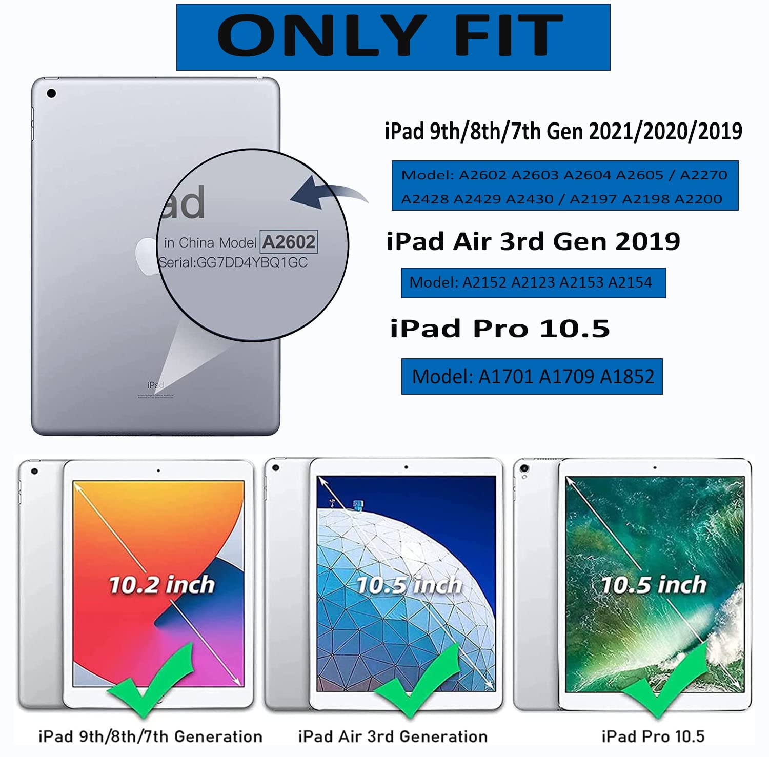 Amazon.com: Case for iPad 9th 8th 7th Generation Cherry Blossom