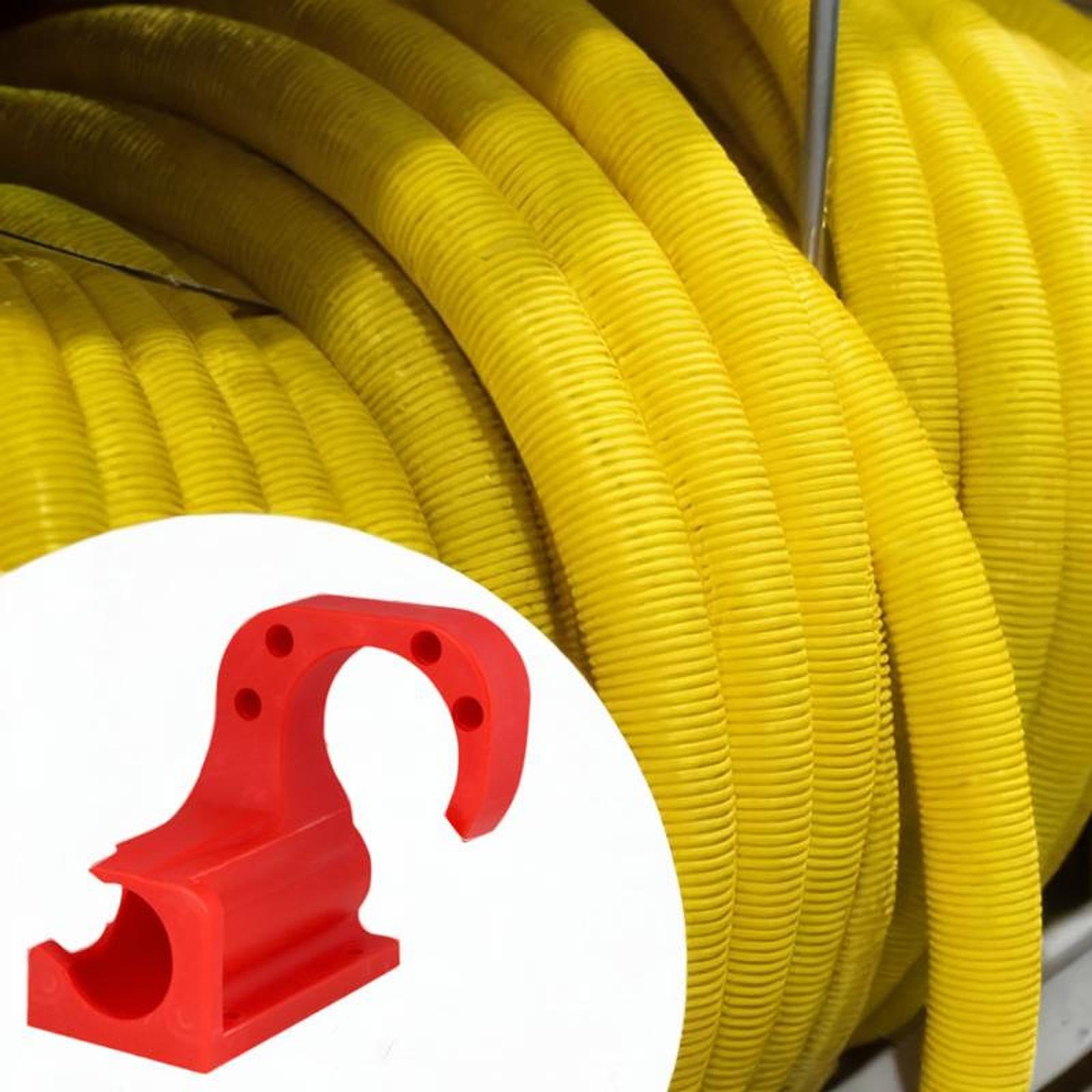 Whtkoph Wall-Mounted Hose Holder for Car Washing with Easy Setup for Garden, Red