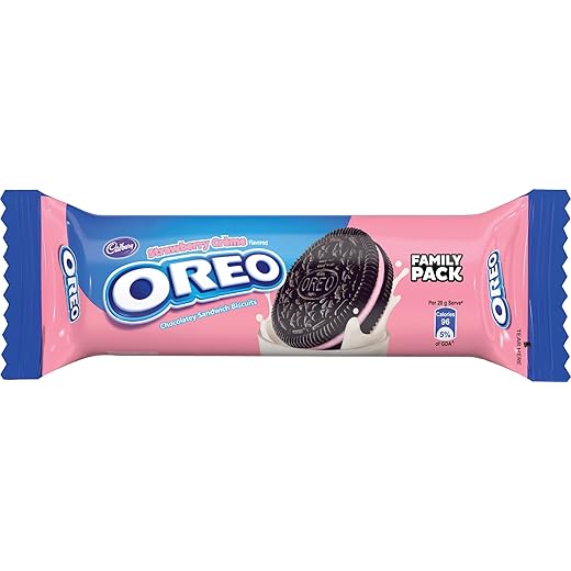 Cadbury Oreo Strawberry Creme Biscuit 120g