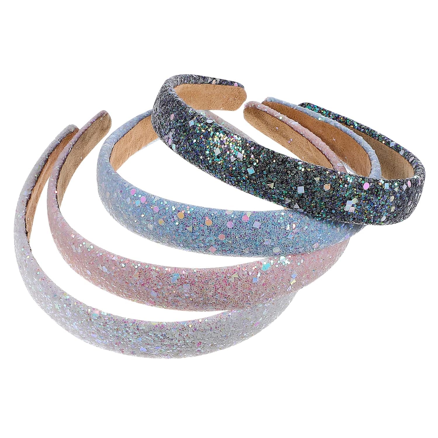 Diademas anchas con lentejuelas WTQZFRNSB para deslumbrar en fiestas y lucir un estilo diario único