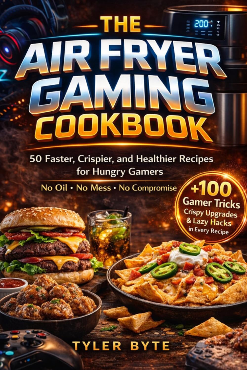 The Air Fryer Gaming Cookbook: 50 Faster, Crispier, and Healthier Recipes for Hungry Gamers
