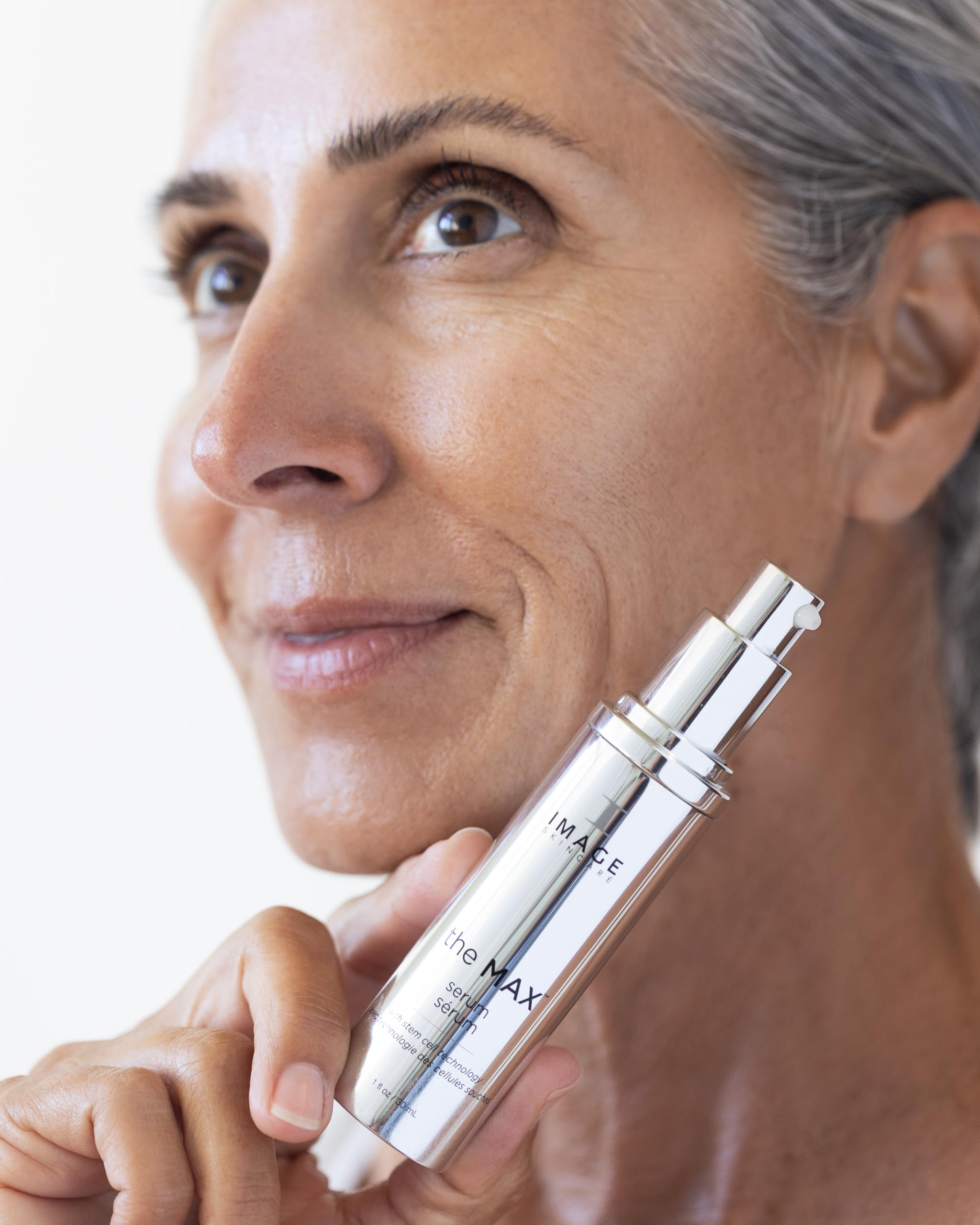 IMAGE Skincare The MAX Serum – Anti-Aging-Pflege, Gesichtsserum mit pflanzlichen Stammzellen, Peptidkomplex und Antioxidantien, Tag- und Nachtserum, reduziert sichtbar Linien und Falten – 30 ml