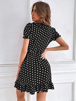TOOSIS Summer Dresses for Women 2024 V neck Short Sleeve