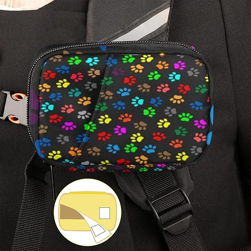 Miniatura 5 de Pet Paw Prints Pastillero organizador de pastillas pequeño dispensador de píldoras para viajes en casa, soporte de suplementos de viaje para perros