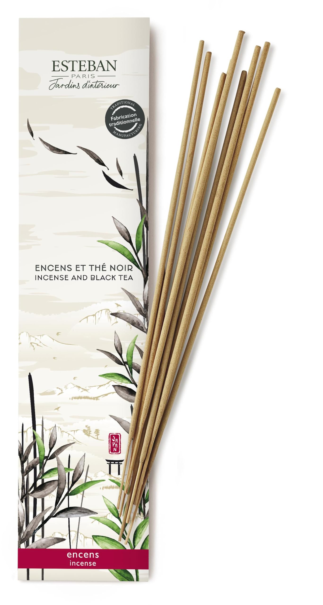 Esteban - Indian Incense - Encens Et Thé Noir - 20 pcs