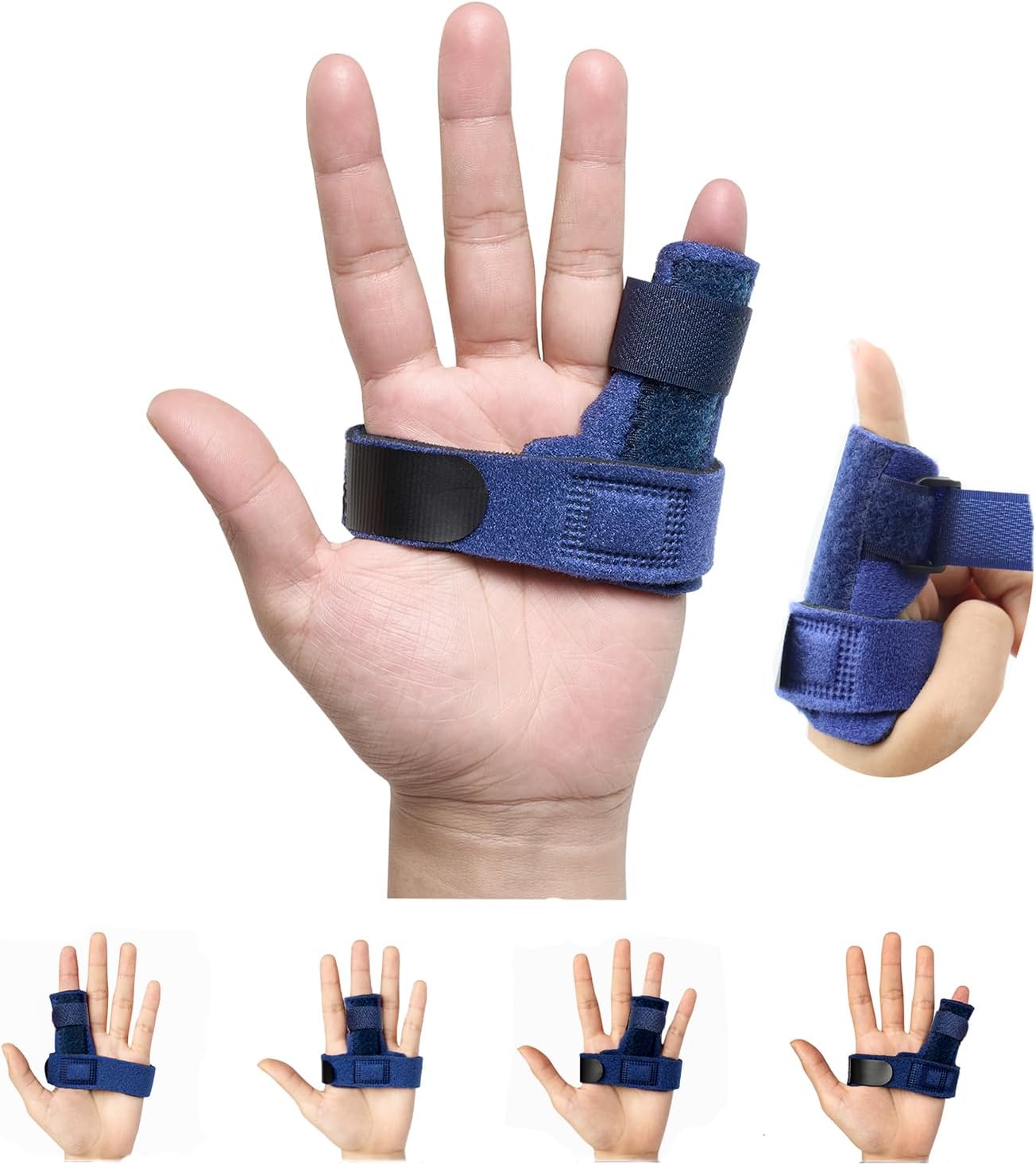 Pinky Trigger Finger Splint, Finger Splint for Kids, Adjustable Finger Brace for Alleviating Finger Locking,Bending,Tendon Release and Pain Relief from Stenosing Tenosynovitis Small Size