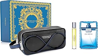 Versace EAU FRAICHE 3 Piece Gift Set - 3.4 OZ EAU DE Toilette Spray