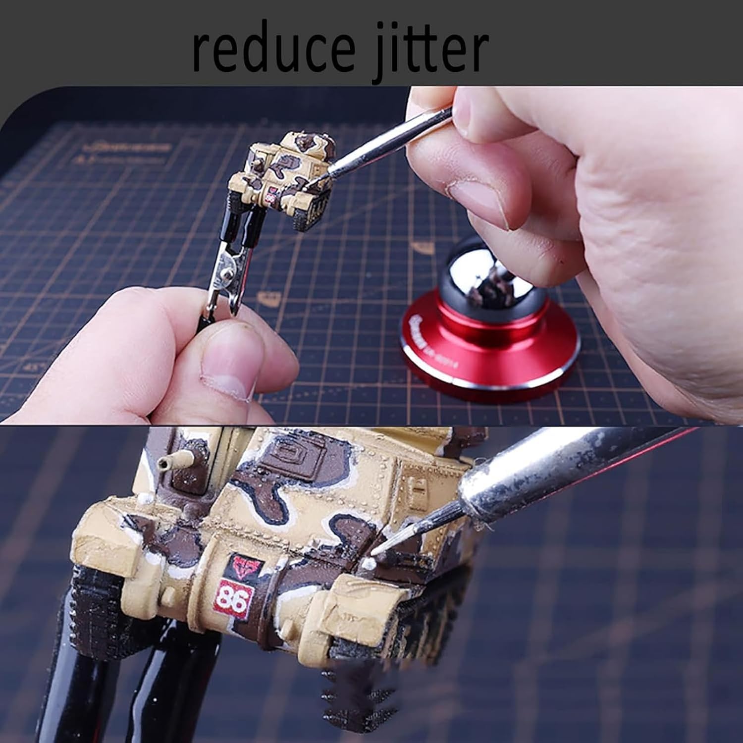 Narzędzia do modelarstwa, wsparcie modelarstwa, precyzyjny stabilizator ręczny, swobodny obrót o 360 stopni, narzędzie do mikrorzeźbienia, narzędzie do malowania hobbystycznego, do samodzielnego
