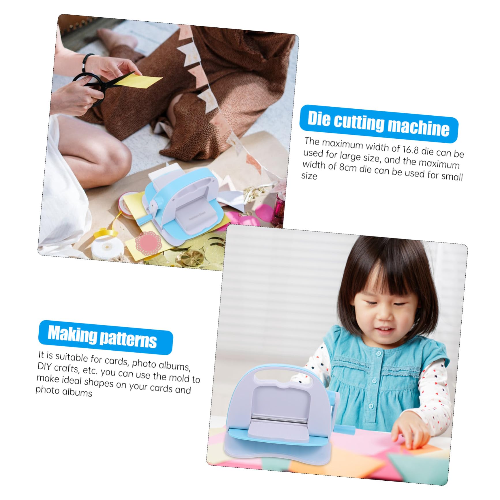 Machine à Gaufrer Manuelle pour Garçon et Filles, 1 Set, Loisirs Créatifs