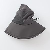Vista 70 de Home Prefer UPF50+ - Sombrero de sol para hombre, sombrero de pesca de ala ancha para hombres y mujeres, sombrero de playa con protección UV, Gris