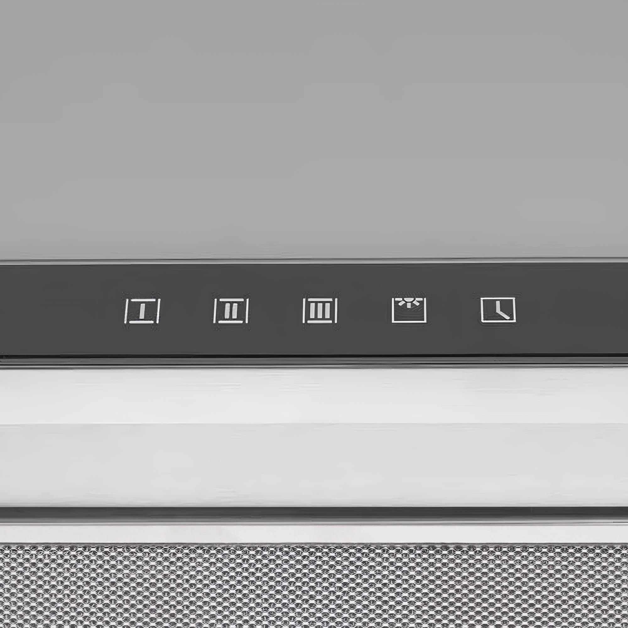 Kaiser EA 644 Eco Einbau Dunstabzugshaube 60 cm Edelstahl Schwarzglas 910 m³/h TouchControl LED Umluft Abluft