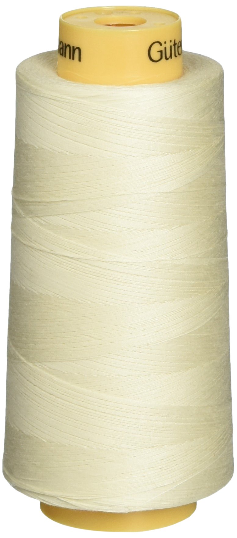 Gütermann Natural Cotton Thread Solids 3, 281 YD, Egg White