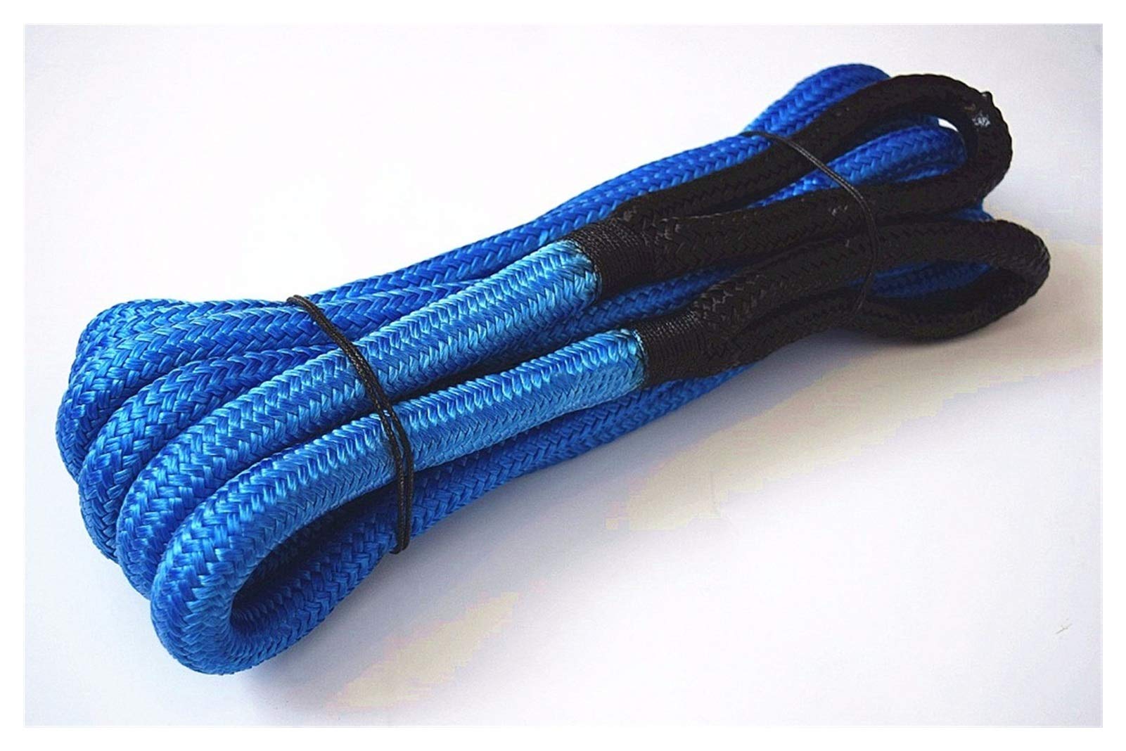 19 mm * 9M 3/4 Pulgadas Cuerda cinética de 30 pies, Cuerda Remolque, recuperación Nylon Trenzada Doble, Cable cabrestante sintético,Alta Resistencia a la Rotura(Rot)