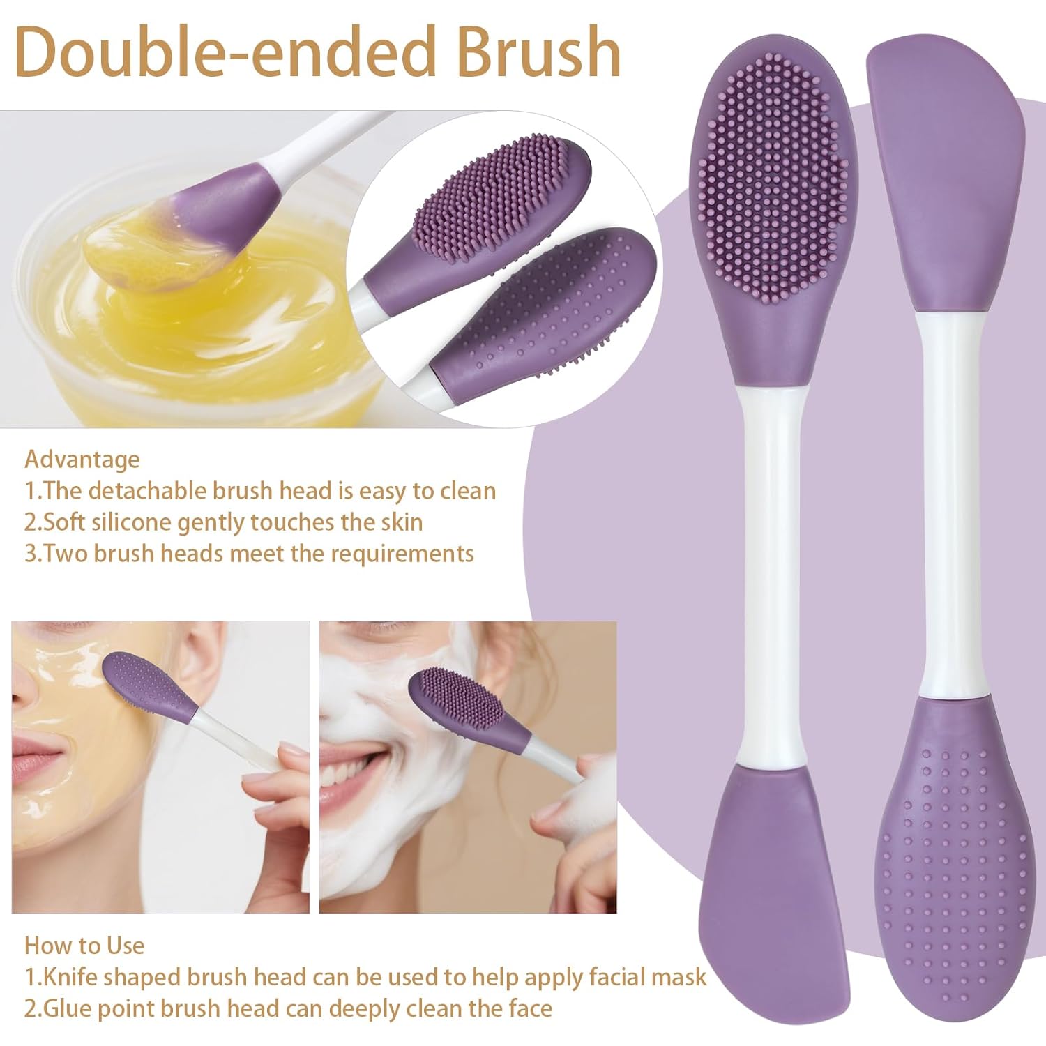 Jelly Mask Powder for Facials, Collagen Jelly Mask for Professionals, Hydrating & Moisturizing Peel-Off Natural Gel Facial Mask with Double-ended Silicone Brush, 23 Fl Oz