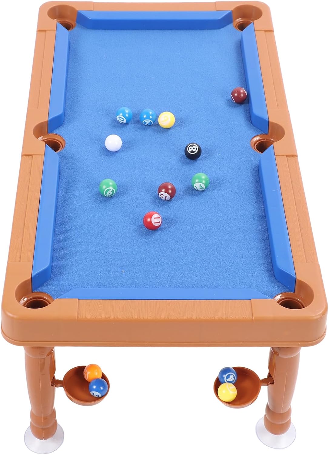 Dioche Billiards Game Table Miniature Pool Table for Kids - Multifunctional Top Billiards Game, Fun Indoor Toy for Children, Perfect for Social Play, Compact Size for Easy Storage