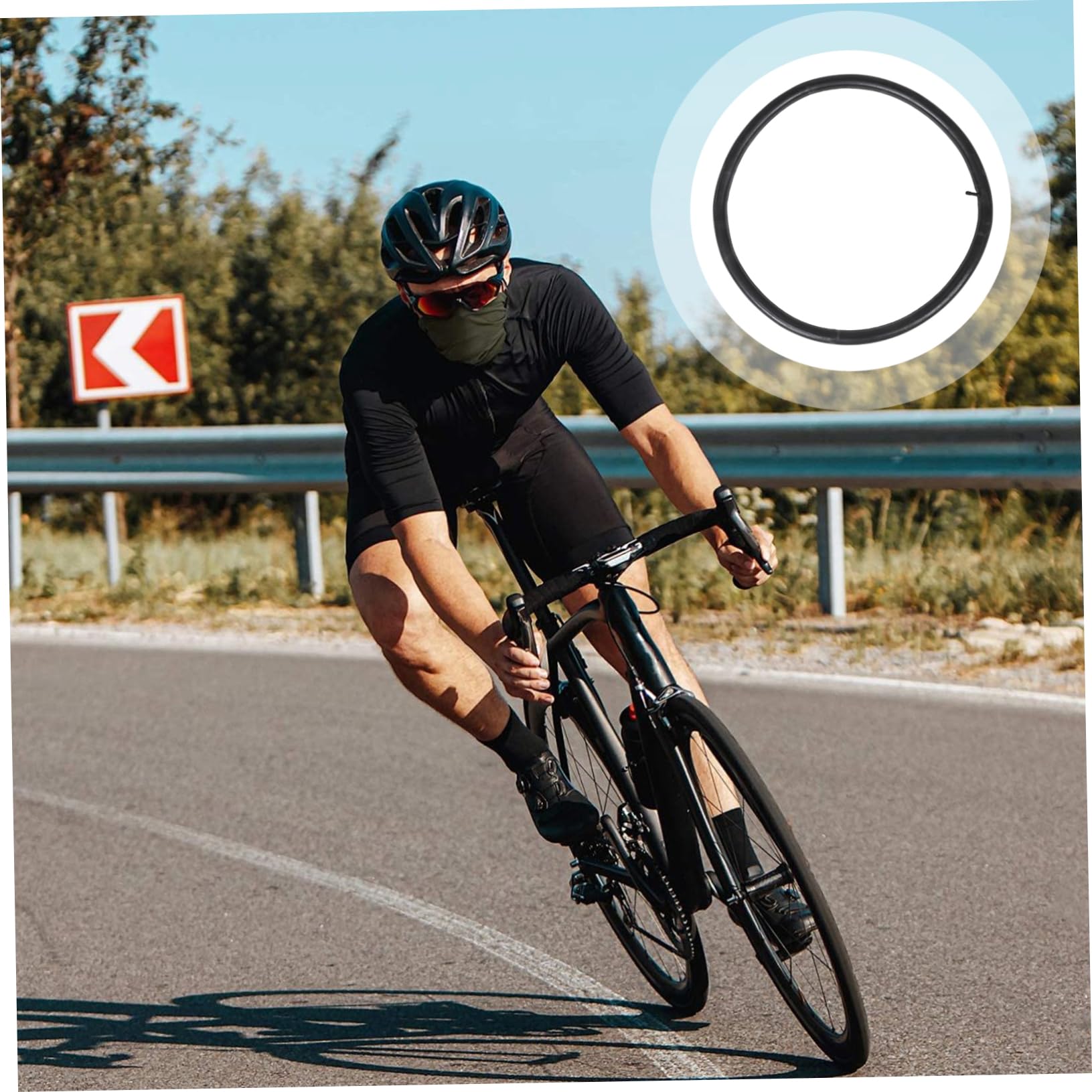 Mountainbike Schlauch 29 Zoll 2 Stück Schwarz für Fahrradreifen