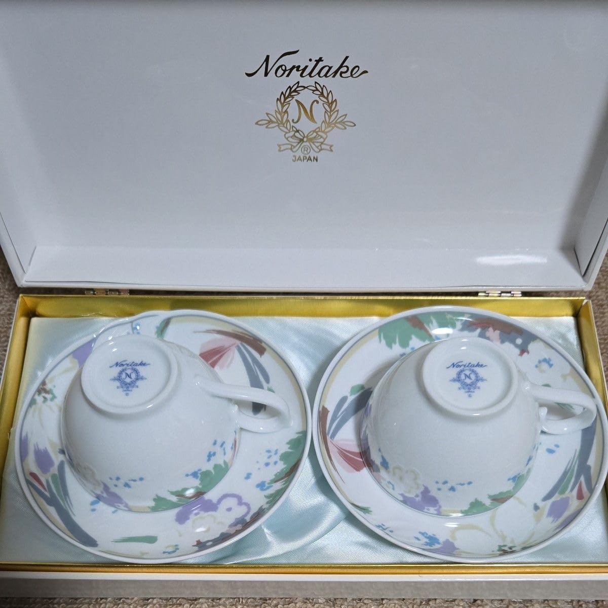 ノリタケ STONEWARE 飴色 シチューセット カップ&ソーサー プレート