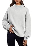 Womens Oversized Sweatshirts Turtleneck Pullover Long Sleeve Hoodies Tops Fall Fashion Outfits 2025 Clothes