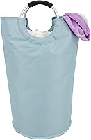 Vista 7 de Handy Laundry Bolsa con asas – 60L – Cesta plegable de tela para lavandería – Cesta de lavandería para dormitorio – Impermeable – Plegable