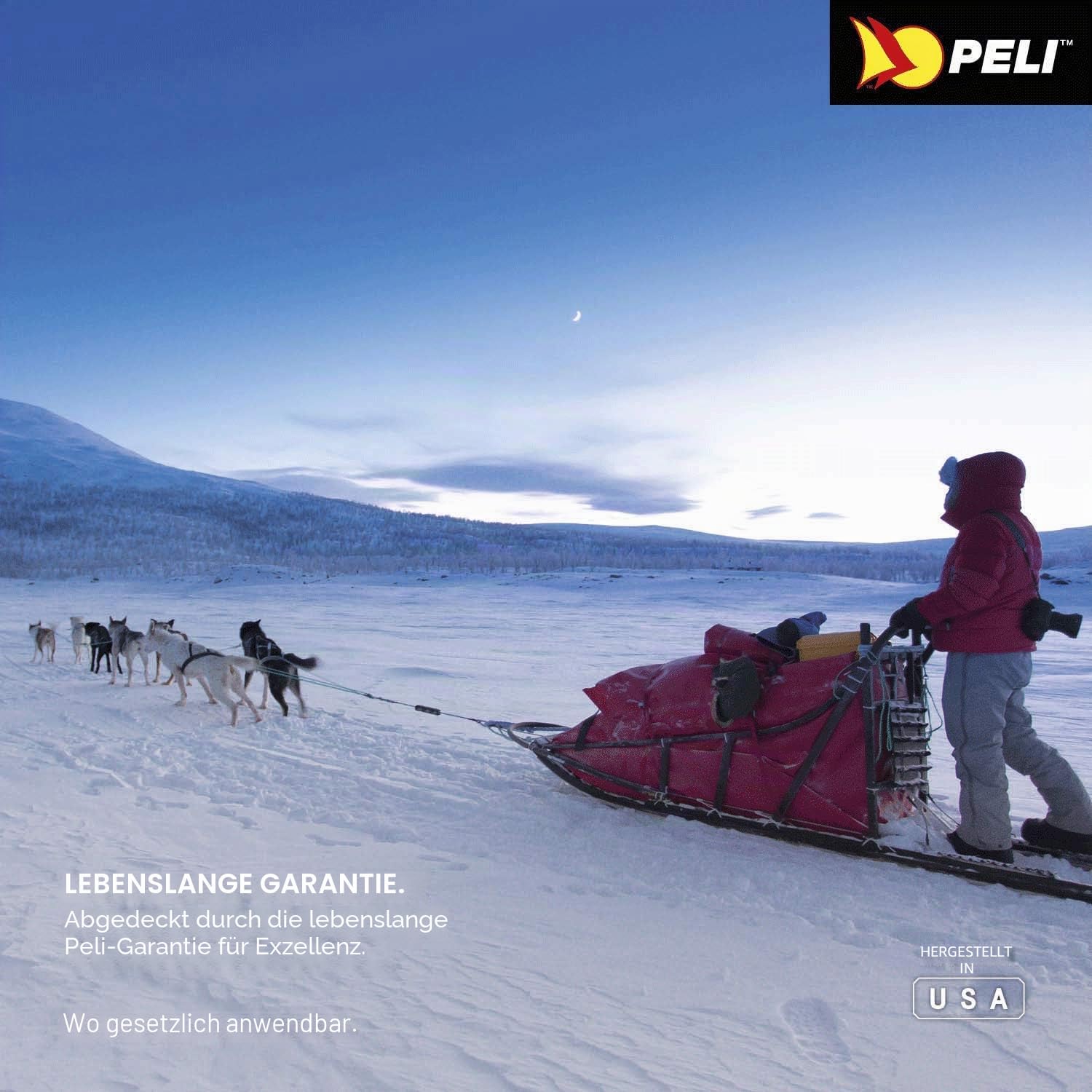 PELI Protector 1150 Schlagfester Schutzkoffer für Optische und Elektronische Instrumente, IP67 Wasserdicht, 3L Volumen, Ohne Schaum, Schwarz