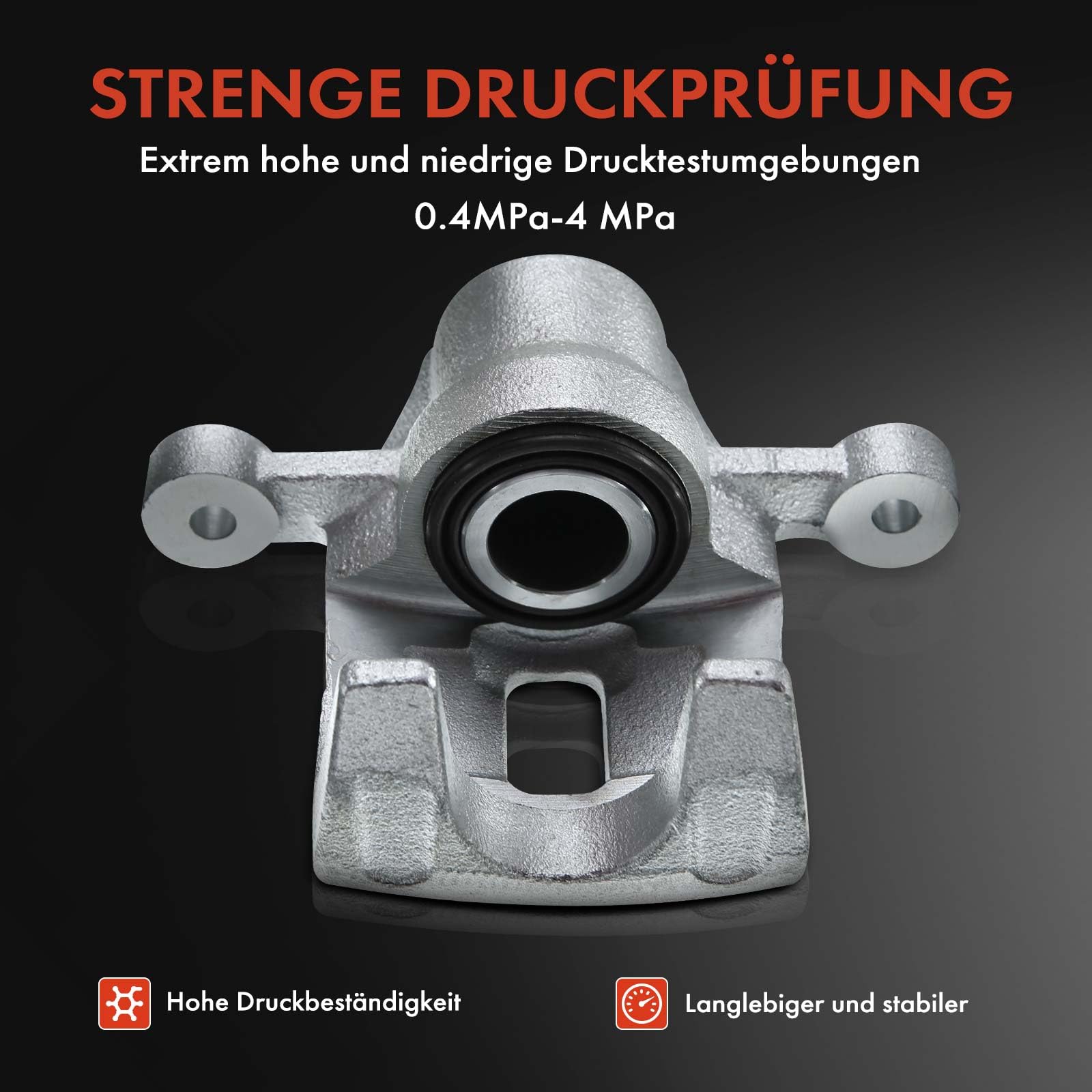 BESTPRICE 1x Bremssattel Hinten Links Inkl. Stellel Produktbild-Vorschau 3