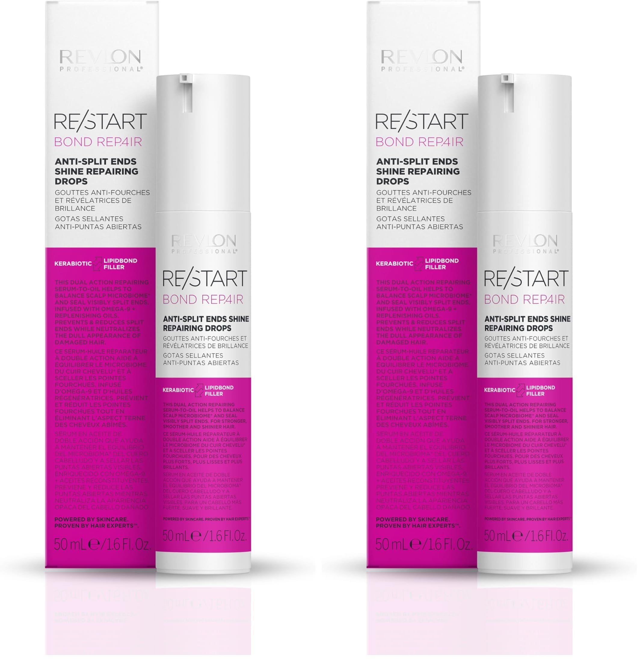 Revlon Professional Restart Color Protective Gentle Sulfate Free Cleanser 1000ml (2 paketi)