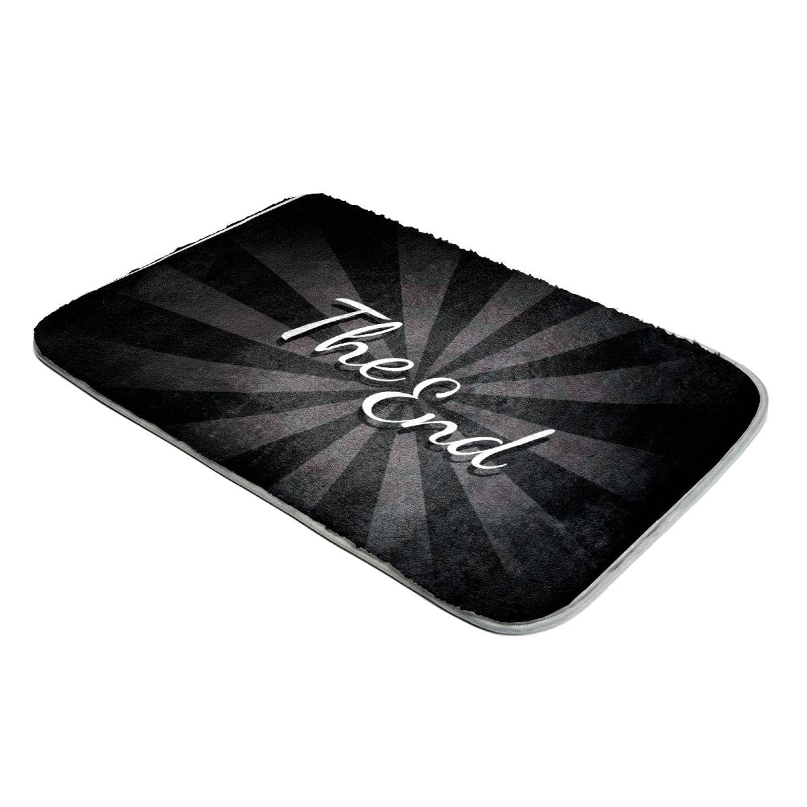 Tapis à poils longs moelleux fausse fourrure noire pour une ambiance sereine