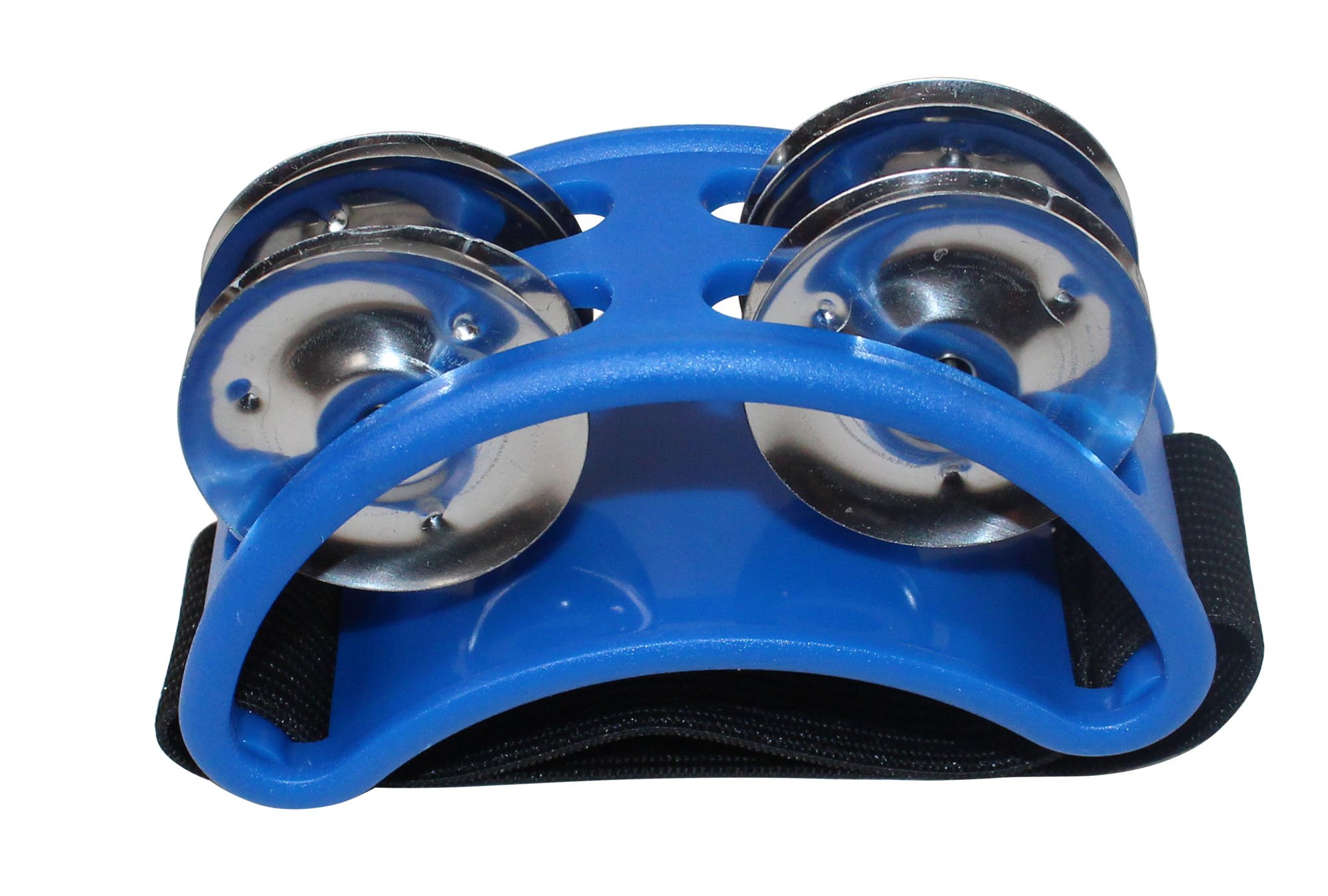 Amazon.com: YMC Percussion FJS2S-BU Foot Tambourine with Steel