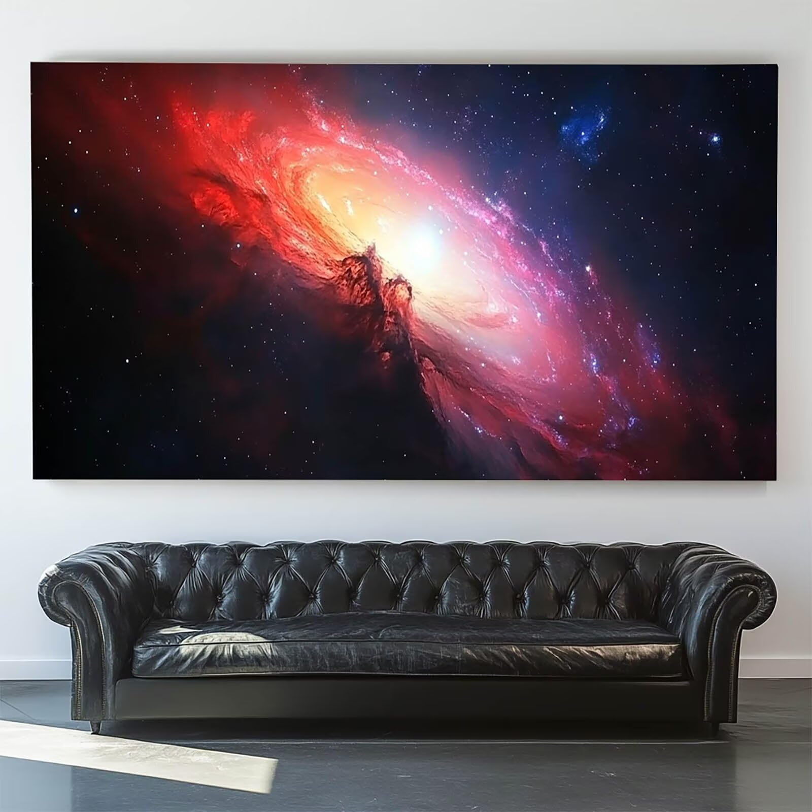 Pintar por Numeros Adultos Galaxia, Pintar por Numeros Niños Kit Manualidades Adultos Cielo estrellado Cuadros para Pintar por Numeros Pintura Acrílico,Cuadros Decoracion Salon Modernos 80X160cm 7-6-Y