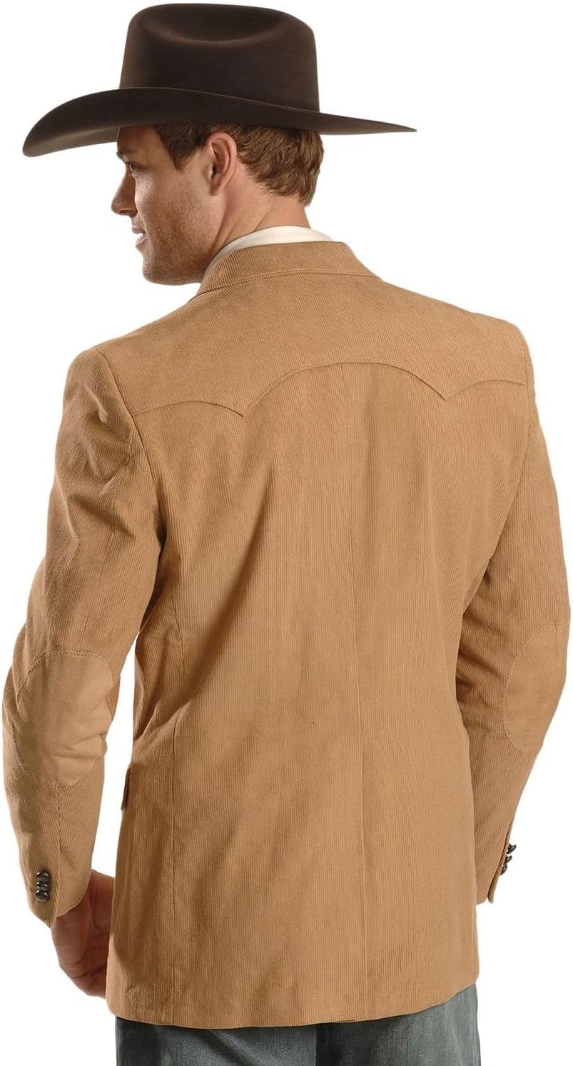Circle S Men's Corduroy Sport Coat Short, Reg, Tall Chestnut 38 R