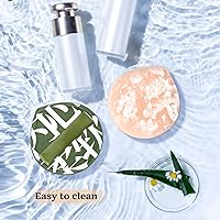 Vista 5 de 2 esponjas de maquillaje para base, almohadilla de lágrima suave multiusos para polvo húmedo y seco, base facial, corrector, líquido, crema, grande