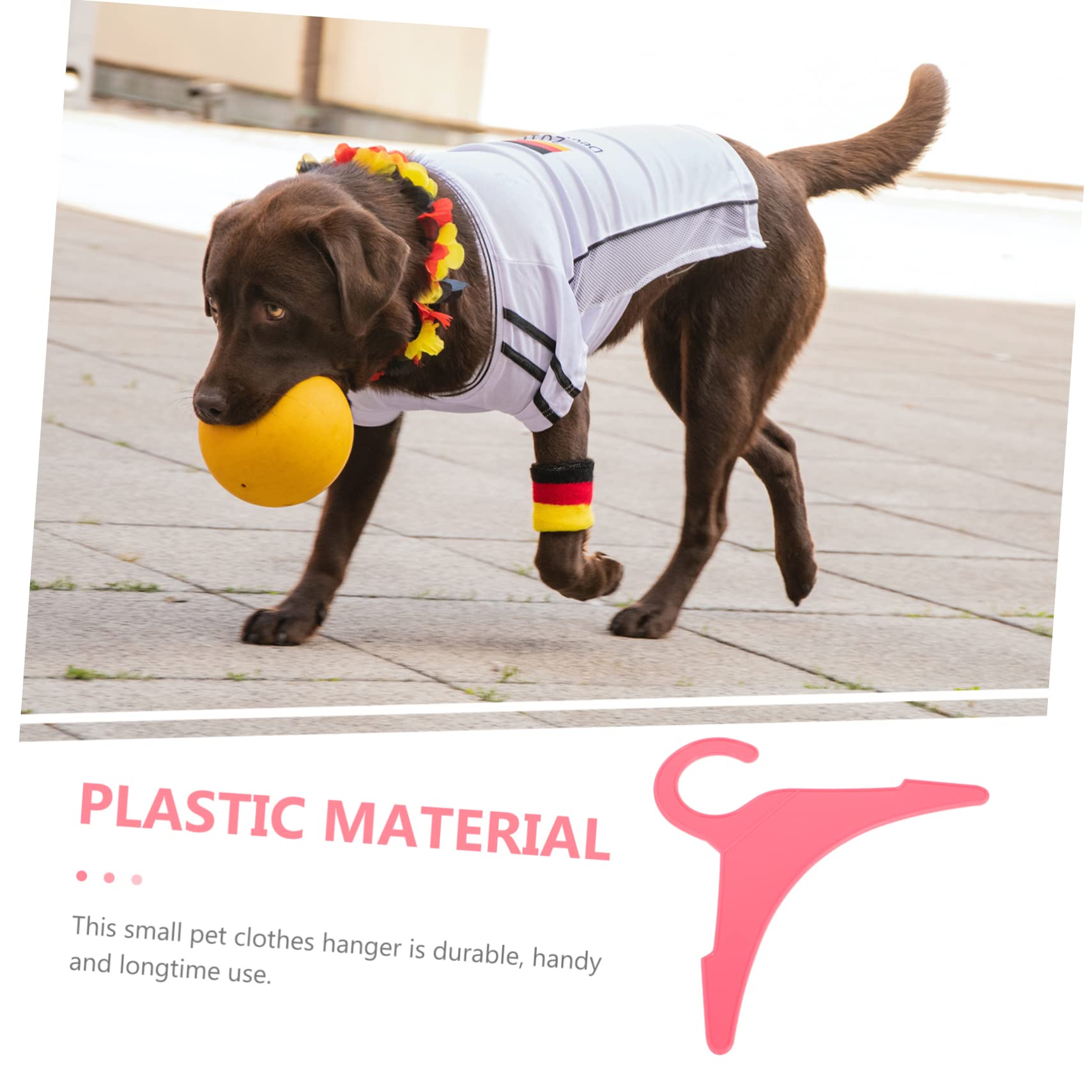 40 Cintres Plastique Pour Vêtements Chien/chat - Yardwe, Noir 19x7cm