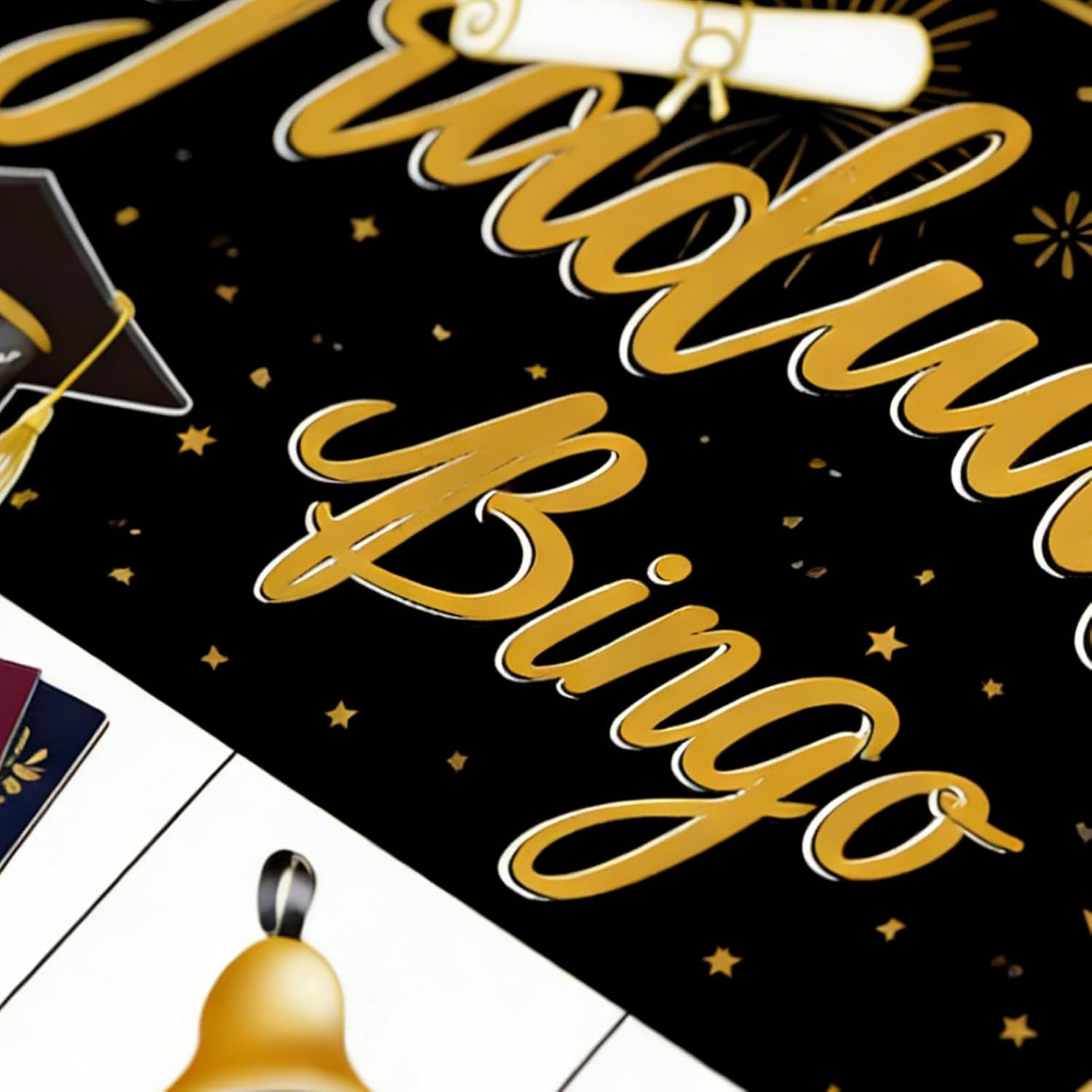 Graduation Bingo Game Cards - 24-Player Grad Party Supplies | Graduation Class Game,for Family Friends Classmates University College - Image 6